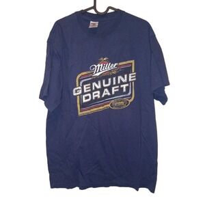 Miller Beer Genuine Draft L T-Shirt 2005 Officially Licensed Mens Beer Shirt